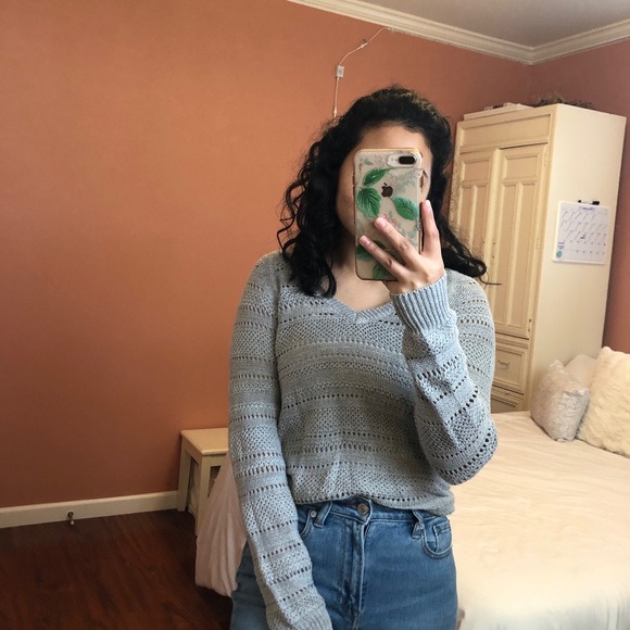 Aero // Grey Knit Sweater - Picture 6 of 6